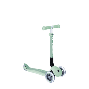 Globber Junior Ecologic Katlanabilir Işıklı Scooter - Pistachio