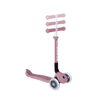 Globber Junior Ecologic Katlanabilir Işıklı Scooter - Berry