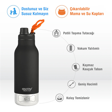 Asobu Barky Bottle - Pastel Blue