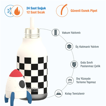 Asobu Bestie Bottle - Rocketship