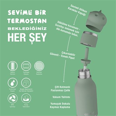 Asobu Bestie Bottle - Dinosaur