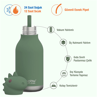 Asobu Bestie Bottle - Dinosaur