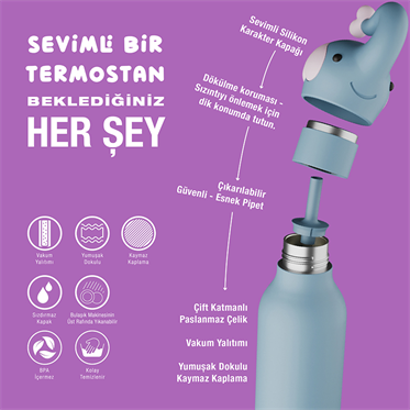 Asobu Bestie Bottle - Elephant
