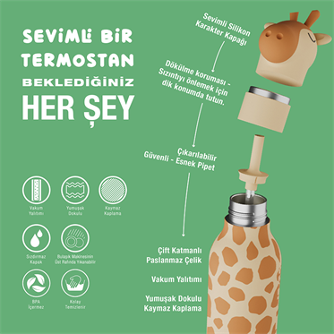 Asobu Bestie Bottle - Giraffe