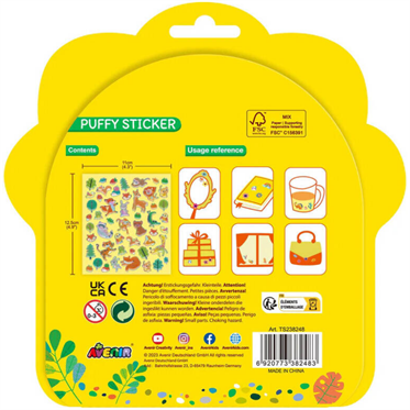 Avenir Kabartmalı Çıkartmalar - Animal