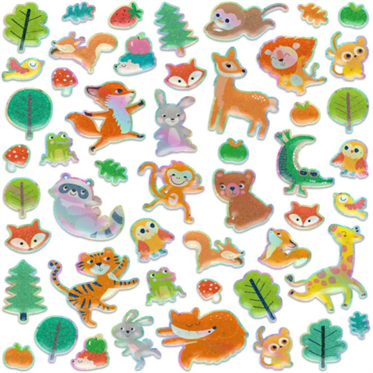 Avenir Kabartmalı Çıkartmalar - Animal