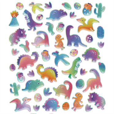 Avenir Kabartmalı Çıkartmalar - Dino