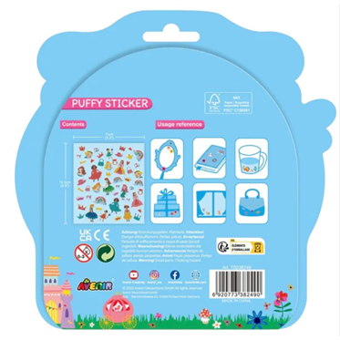 Avenir Kabartmalı Çıkartmalar - Princess