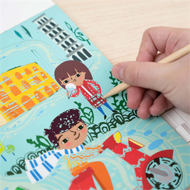 Avenir Mini Kazıma Kartları - Travel the World