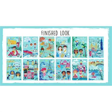 Avenir Mini Kazıma Kartları - Travel the World