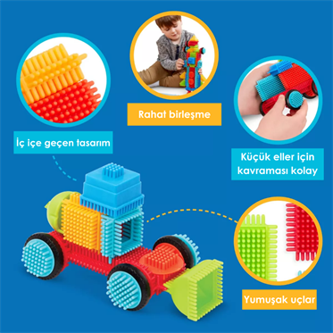 Battat Yapı Oyuncakları - İnşaat - 50 Parça