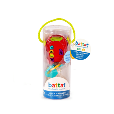 Battat Işıklı ve Sesli Anahtarlık