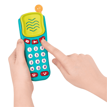 Battat Işıklı ve Sesli Telefon