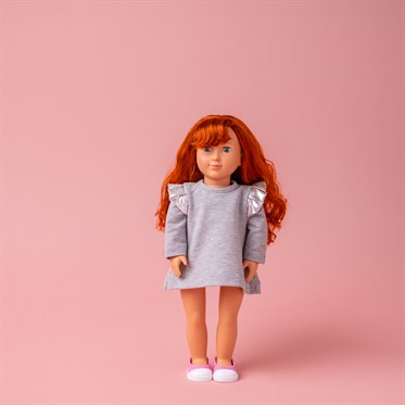 Bebeğim ve Ben Elbise - Gri