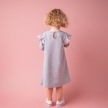 Bebeğim ve Ben Elbise - Gri