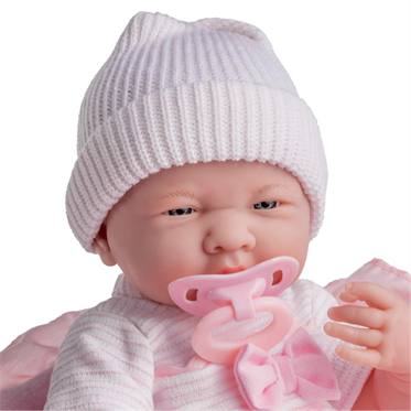 Berenguer Gerçekçi Yenidoğan Oyuncak Bebek 39 cm ve Pembe Kundak Seti