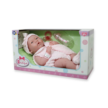 Berenguer Gerçekçi Yenidoğan Oyuncak Kız Bebek 38 cm ve Örme Battaniye