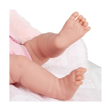 Berenguer Gerçekçi Yenidoğan Oyuncak Kız Bebek 39 cm ve Pembe Ayı