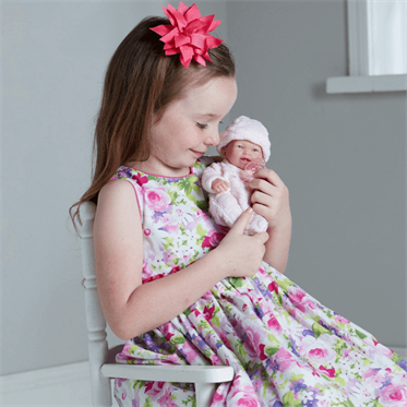 Berenguer Gerçekçi Yenidoğan Oyuncak Mini Kız Bebek 24 cm - Pembe