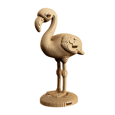 Cartonic 3D Puzzle - FLAMINGO