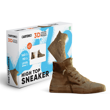 Cartonic 3D Puzzle - HIGH TOP SNEAKER