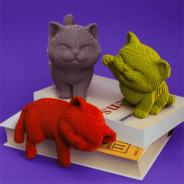 Cartonic 3D Puzzle - KITTENS TRIO