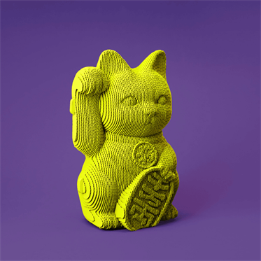 Cartonic 3D Puzzle - LUCKY CAT