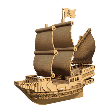 Cartonic 3D Puzzle - PIRATE SHIP