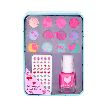 Create It Metal Kutulu Makyaj Seti - Love