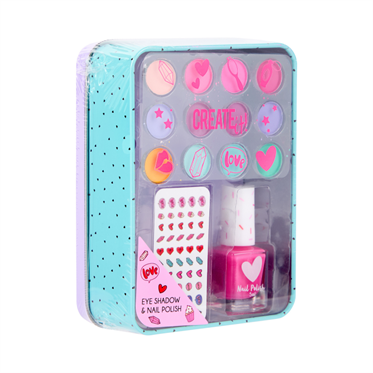 Create It Metal Kutulu Makyaj Seti - Love