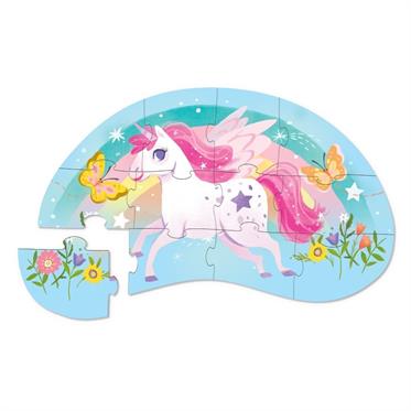 Crocodile Creek Dekoratif Puzzle - 12 Parça - Sweet Unicorn