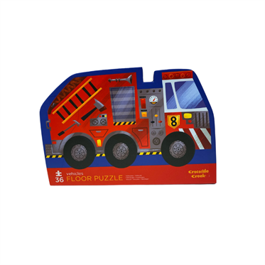 Crocodile Creek Dekoratif Puzzle - 36 Parça - Araçlar