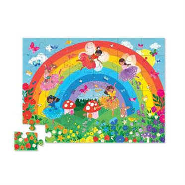 Crocodile Creek Dekoratif Puzzle - 36 Parça - Over the Rainbow