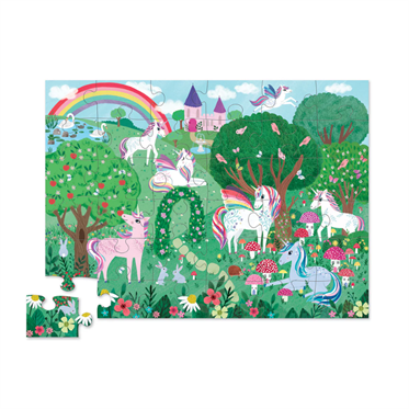 Crocodile Creek Dekoratif Puzzle - 36 Parça - Unicorn