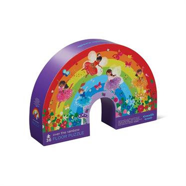 Crocodile Creek Dekoratif Puzzle - 36 Parça - Over the Rainbow