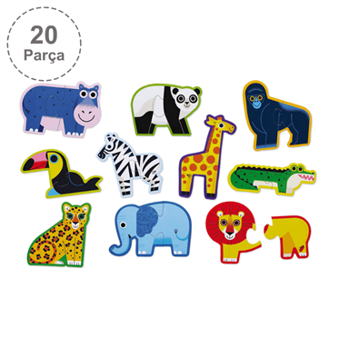 Crocodile Creek İlerleyen Puzzle - Orman