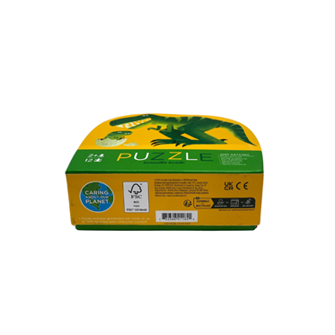 Crocodile Creek  Mini Puzzle - 12  Parça - Dinozor Ve Yavrusu