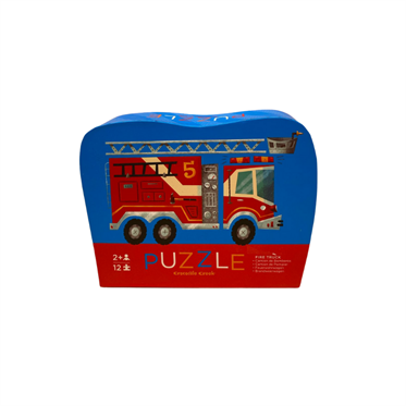 Crocodile Creek Mini Puzzle - 12 Parça - İtfaiye