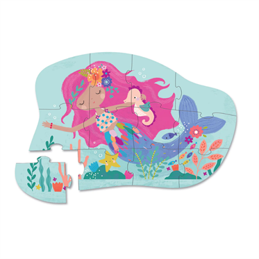 Crocodile Creek Mini Puzzle - 12 Parça - Mermaid Dreams