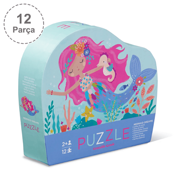 Crocodile Creek Mini Puzzle - 12 Parça - Mermaid Dreams