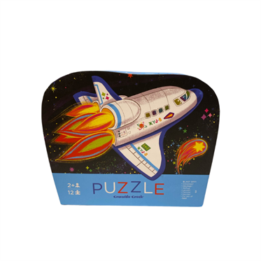 Crocodile Creek Mini  Puzzle - 12  Parça - Roket