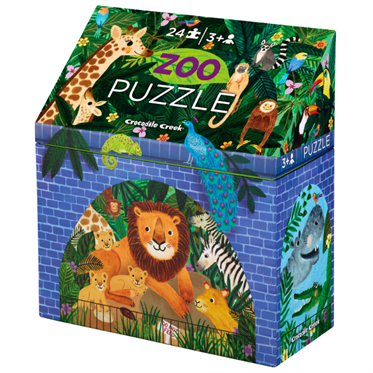 Crocodile Creek Puzzle - 24 Parça - Hayvanat Bahçesi
