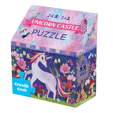 Crocodile Creek Puzzle - 24 Parça - Unicorn Kalesi