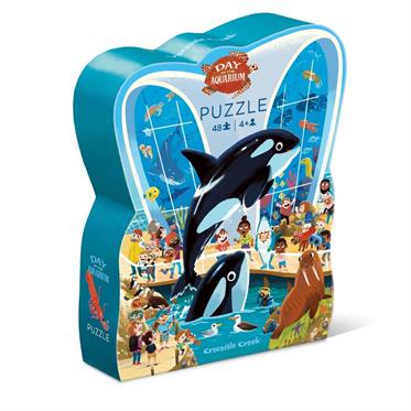 Crocodile Creek Puzzle - 48 Parça - Akvaryumda Bir Gün