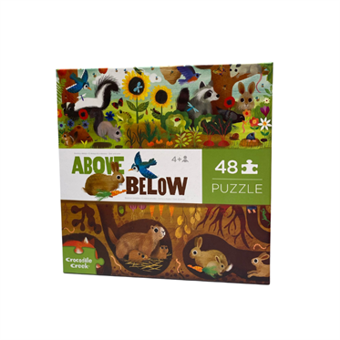 Crocodile Creek Puzzle - 48  Parça - Arka Bahçe Keşfi