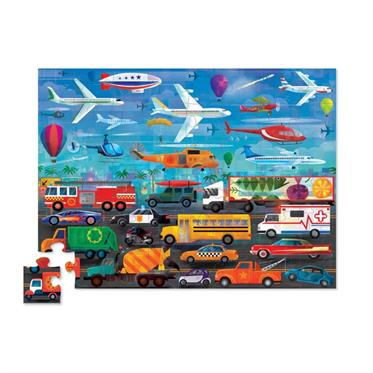 Crocodile Creek Puzzle - 48 Parça - Things That Go