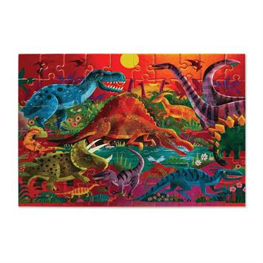 Crocodile Creek Puzzle - 60  Parça - Dinozorlar