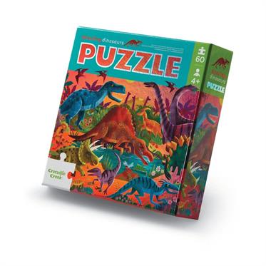Crocodile Creek Puzzle - 60  Parça - Dinozorlar