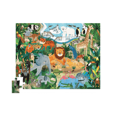 Crocodile Creek Puzzle - 50 Parça - Zoo