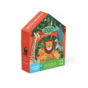 Crocodile Creek Puzzle - 50 Parça - Zoo